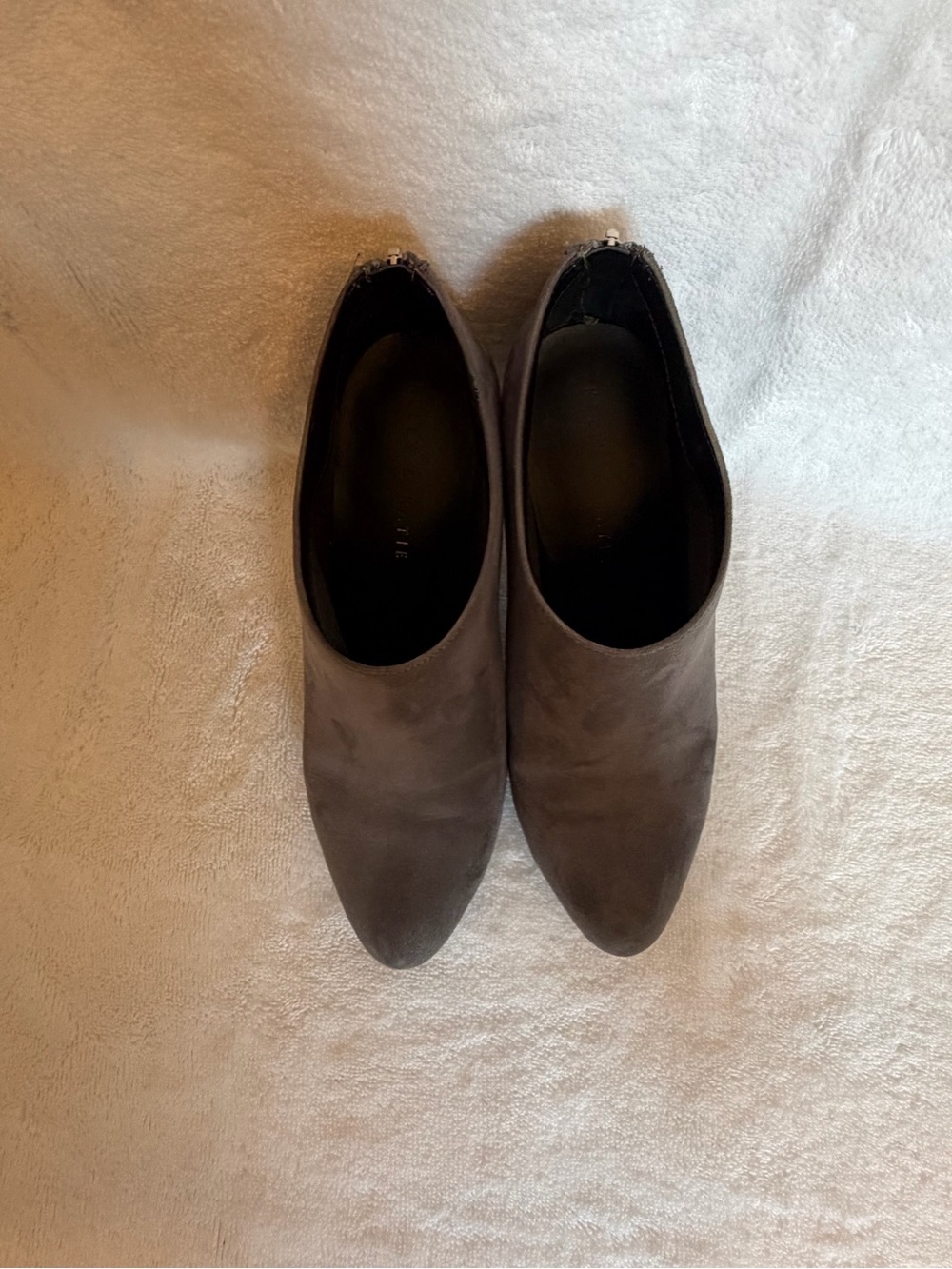 Kelsi Dagger Suede Pointed Toe Booties - Brown